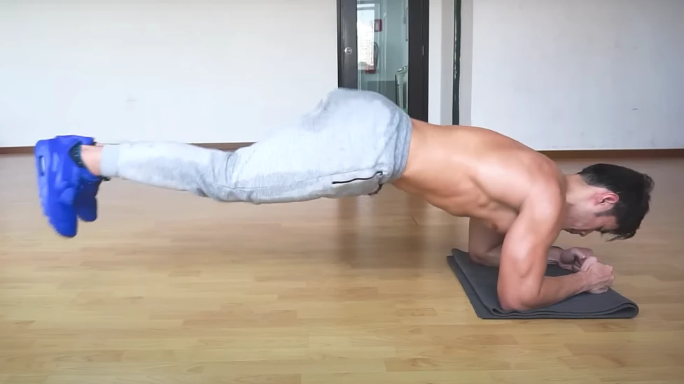 Gainage Planche Applaudissement Pieds